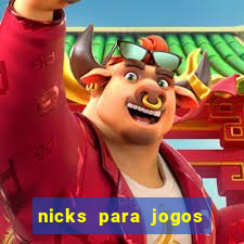 nicks para jogos de tiro